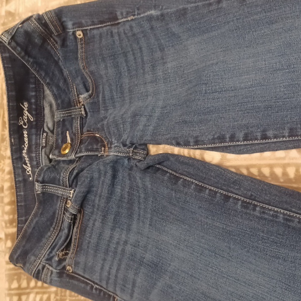 American Eagle Jeans Slim Boot stretch Size 0 Long